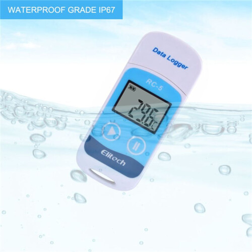 2X ELitech RC-5 High-Precision USB Temperature Data Logger for Warehouse Storage Refrigerated Transport Laboratory 1