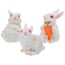 12Stk Garten Statue Resin Kleiner Deko Figuren