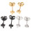 15Paare Ohrschmuck Cross Studs Sets Für Piercing 2