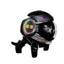 Altavoz  con Forma de Monstruo Robot Inteligente, Despertador Estéreo Portátil, Juguetes Interactivos con IA, Audio Inalámbrico, Tarjeta TF,