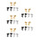 15Paare Ohrschmuck Cross Studs Sets Für Piercing 5