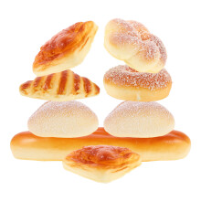 24Stk Simulation Brotlaib Falsches Essen Display Requisiten