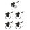 5Ud Accesorios Palancas Embrague Y , Negro Robusto 11