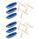 6Stk Kleine Blaue Bootsmodelle 6