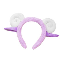 5 plüsch haarband frauen teenies horn design