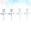 8Stk Mini Rose Ornament Weiß, Langlebiges Material, DIY Set 9