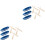 6Stk Kleine Blaue Bootsmodelle 4