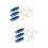 6Stk Kleine Blaue Bootsmodelle 8