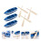 6Stk Kleine Blaue Bootsmodelle 9