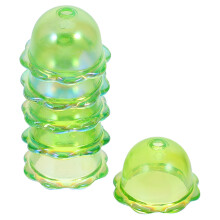 30Stk Acryl Blüten Charms Grün Für Schmuck DIY Windspiel