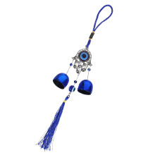 2Stk Türkische Blaue Evil Eye Wandhänger Metall Glücksamulette