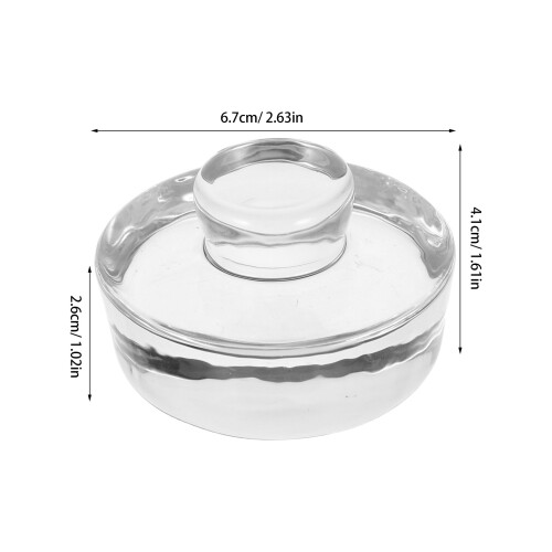 2Stk Gärglasgewichte Aus Transparent - Gemüse Fermentierpressen 2