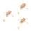 3Sets Segelboot Aus Kunststoff Wohnaccessoires 8