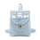 2Stk Rucksack Transparent Mit Mehrfachfächern PVC Leder 1