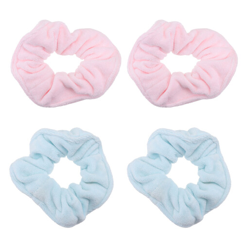 8Stk Mikrofaser Haarbänder Damen Feuchtes Haar Sicher Elastisch Bunt 1