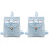 2Stk Rucksack Transparent Mit Mehrfachfächern PVC Leder 2