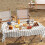 Mantel Desechable Rectangular Grueso para Acampar, Impermeable y A Prueba de Aceite, para Picnic A 2