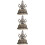3Stk Retro Messing Guanyin Buddha Statue Für Desktop 8