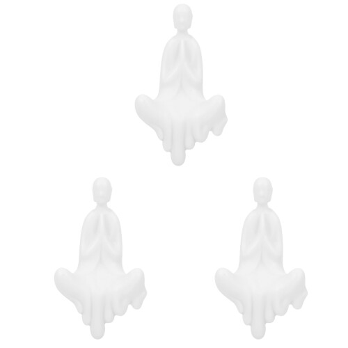 3 Keramik Buddha Figur Handgefertigte Lebendige Sammlung 2