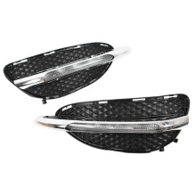 1 Pair High Quality Car Left and Right Daytime Running Lights for - E-Class W212 E180 E200 E260 2014-2015
