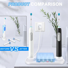 Nowy Uchwyt na Szczoteczkę do Zębów Oral B Uchwyt na Szczoteczkę do Zębów, Podstawa Łazienkowa, Stojak na Szczoteczkę do Zębów z Otworem do