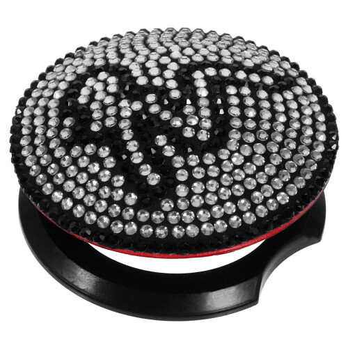 3Stk Strass Cover Weiß ABS Auto Bling Accessoire 2