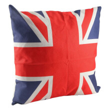 Brittisk Vintagestil Union Jack Flag Kuddfodral, öRngott