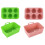 Silicone Baking Tray Set Baking Tool Rectangular Multi-Purpose Cake Jelly Pudding Silicone Tray Mold A 1