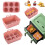 Silicone Baking Tray Set Baking Tool Rectangular Multi-Purpose Cake Jelly Pudding Silicone Tray Mold A 4