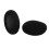 10 Esponja suave protector de oreja negro para auriculares 5cm 10