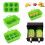 Silicone Baking Tray Set Baking Tool Rectangular Multi-Purpose Cake Jelly Pudding Silicone Tray Mold B 3