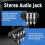 1/4" 6.5mm Stereo Audio PCB Panel Mount Headphone Jack Socket 6 Pin 6