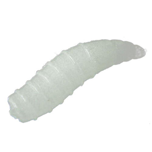 50pcs 1,6 Cm Köder Angelmaden Maden Gummiköder Würmer Nachtleuchtend Nachtleuchtend 1