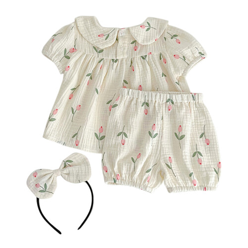 4Sets Sommerkleidung Baby Einfach Wechseln 1