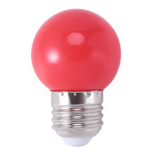 E27 LED Warmrot Licht Kunststoff Lampe Birne(0.5W Leistung,Rot)
