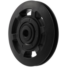 Cabo de Polia de Rolamento Preto de 95 Mm para Equipamentos de GináStica PeçA à Prova de Desgaste