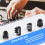 1/4" 6.5mm Stereo Audio PCB Panel Mount Headphone Jack Socket 6 Pin 4