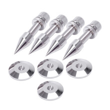 4 Pcs Speaker Spike Isolation Spikes Piedistallo Hifi Altoparlante Base Antiurto Cono Pads