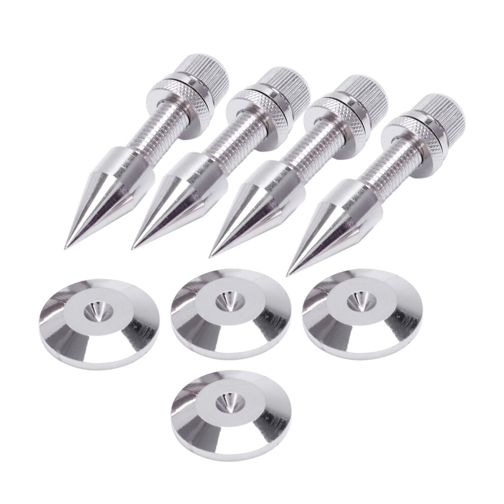 4 Pcs Speaker Spike Isolation Spikes Stand Foot Hifi Speaker Shockproof Cone Base Pads 6033461075205