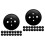 60Pcs Durable Black PP Landscape Pin Gaskets for Home Garden Use 6