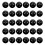 60Pcs Durable Black PP Landscape Pin Gaskets for Home Garden Use 3