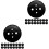 60Pcs Durable Black PP Landscape Pin Gaskets for Home Garden Use 5