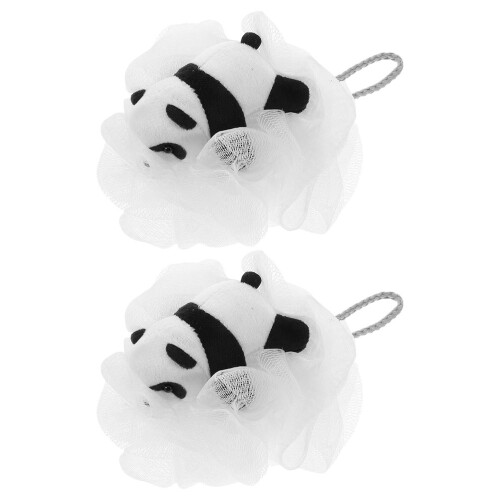 6Ud Esponjas De Infantiles Panda Suaves Y Exfoliantes Multicolor