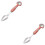 2Ud Cucharas Para De Bebé Acero Inoxidable Setas 6