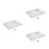 3Pcs White Stb Box Replacement Stand Aluminum Alloy Router Holder 6