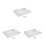 3Pcs White Stb Box Replacement Stand Aluminum Alloy Router Holder 5