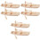 6Ud Decorativos De Madera Color Marrón Para Hogar 3