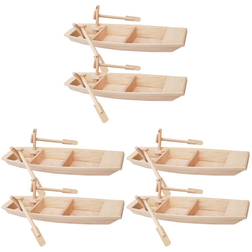 6Ud Decorativos De Madera Color Marrón Para Hogar 1