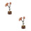 2Stk Holz Puzzle 3D DIY Blumenstrauß Bastelset 4