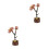 2Stk Holz Puzzle 3D DIY Blumenstrauß Bastelset 8